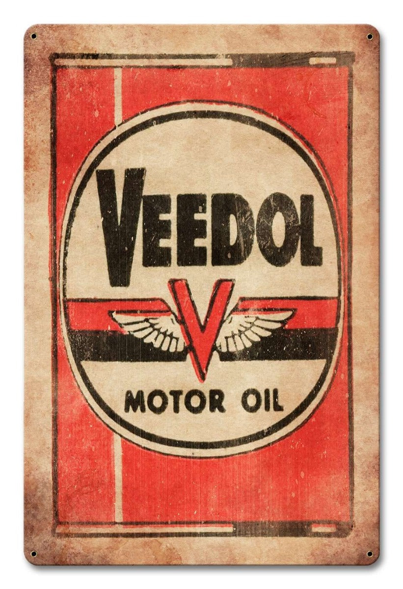 VEEDOL MOTOR OIL Vintage Sign