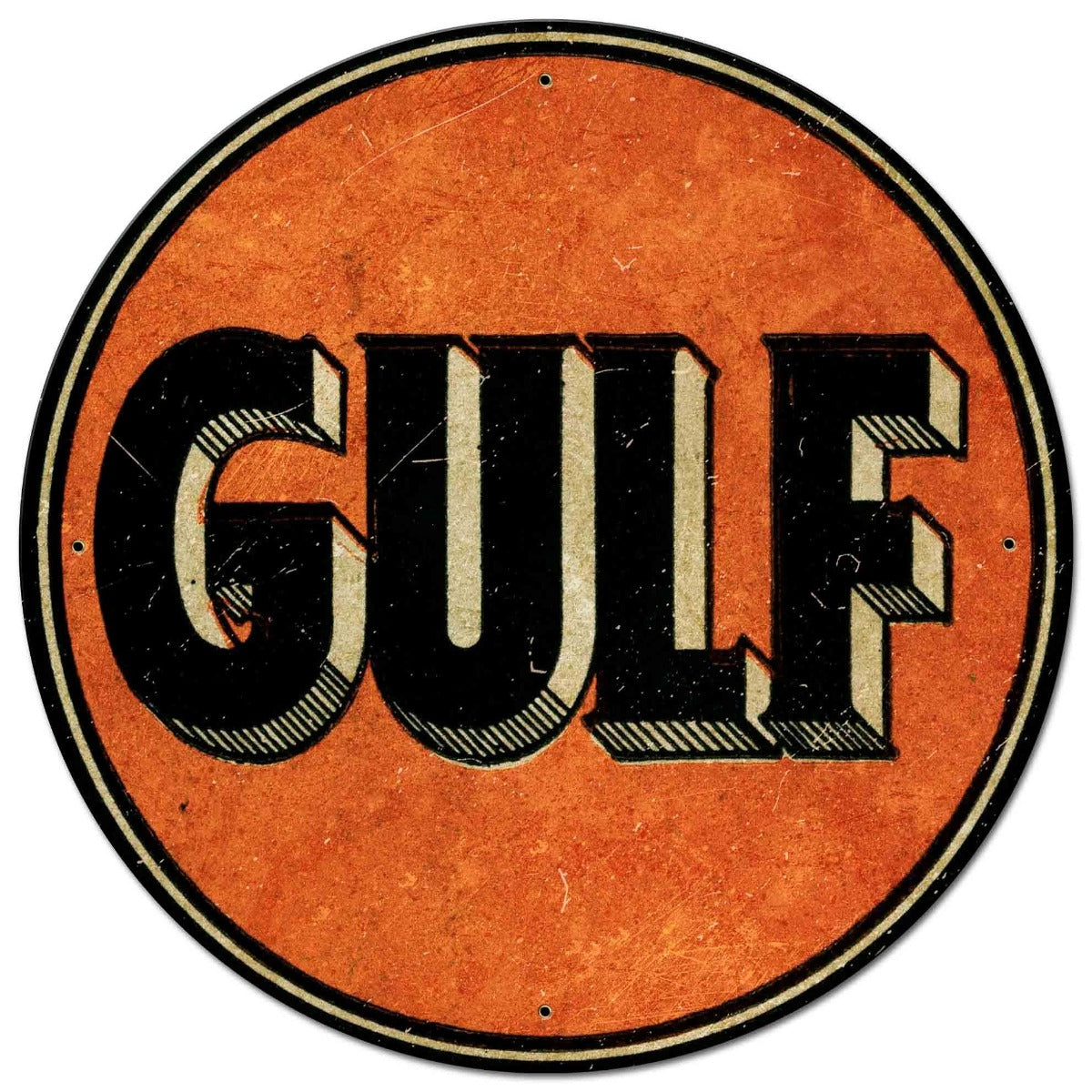 GULF OIL Vintage Sign