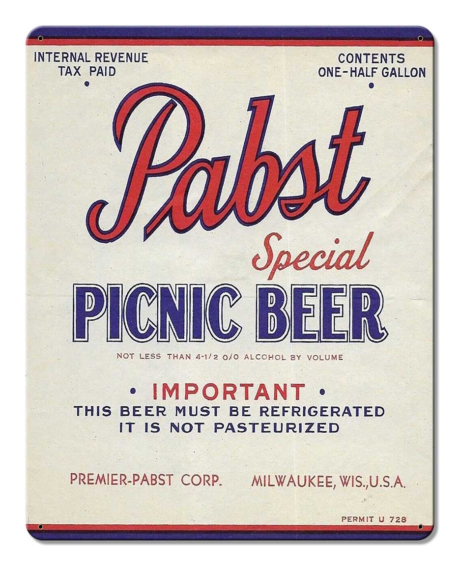Pabst Picnic Beer