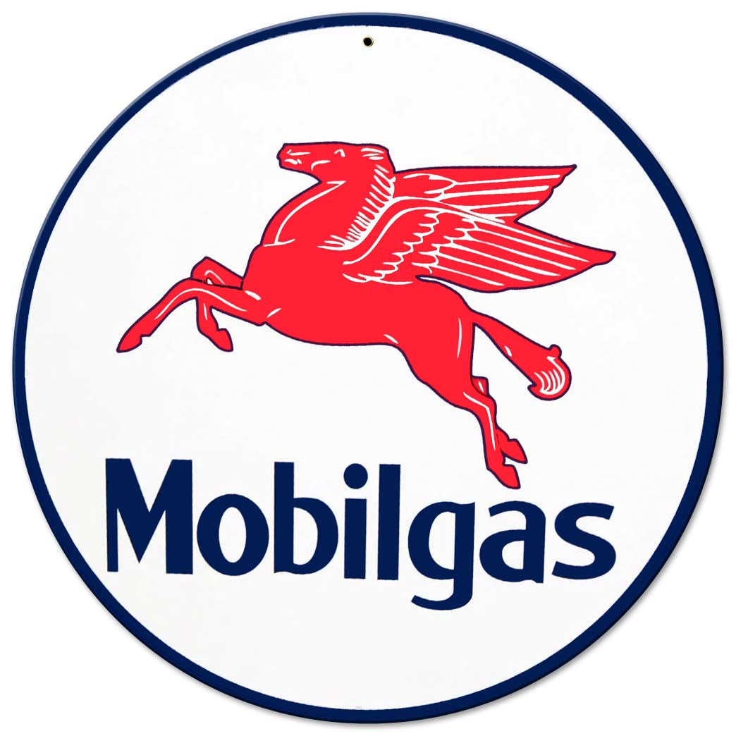 Mobil Gas White