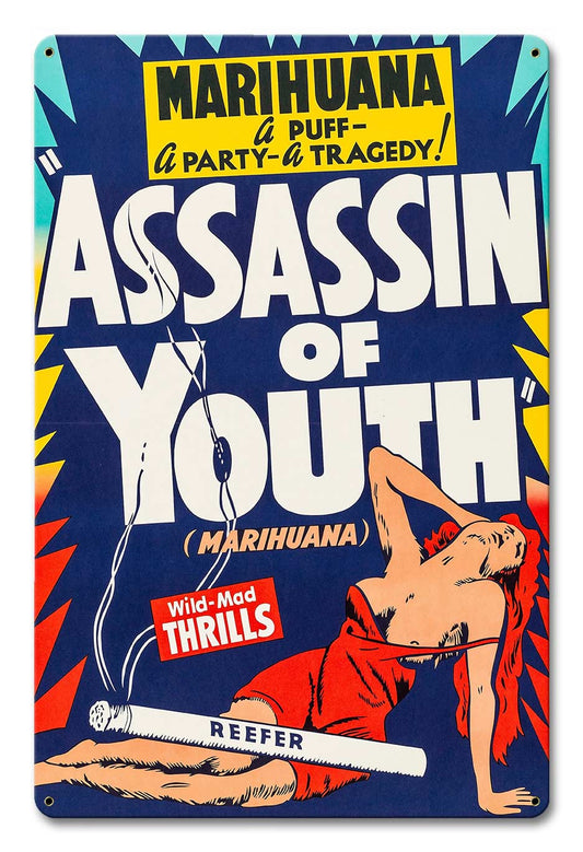 Assassin of Youth 12 x 18 Satin
