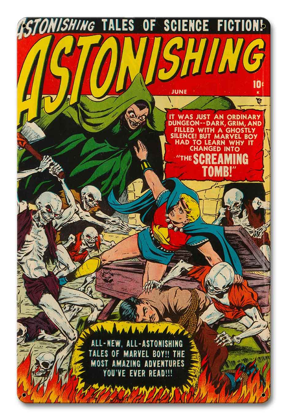 Astonishing Comic 12 x 18 Satin