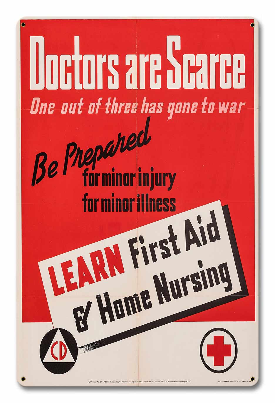 Doctors Are Scarce 12 x 18 Satin