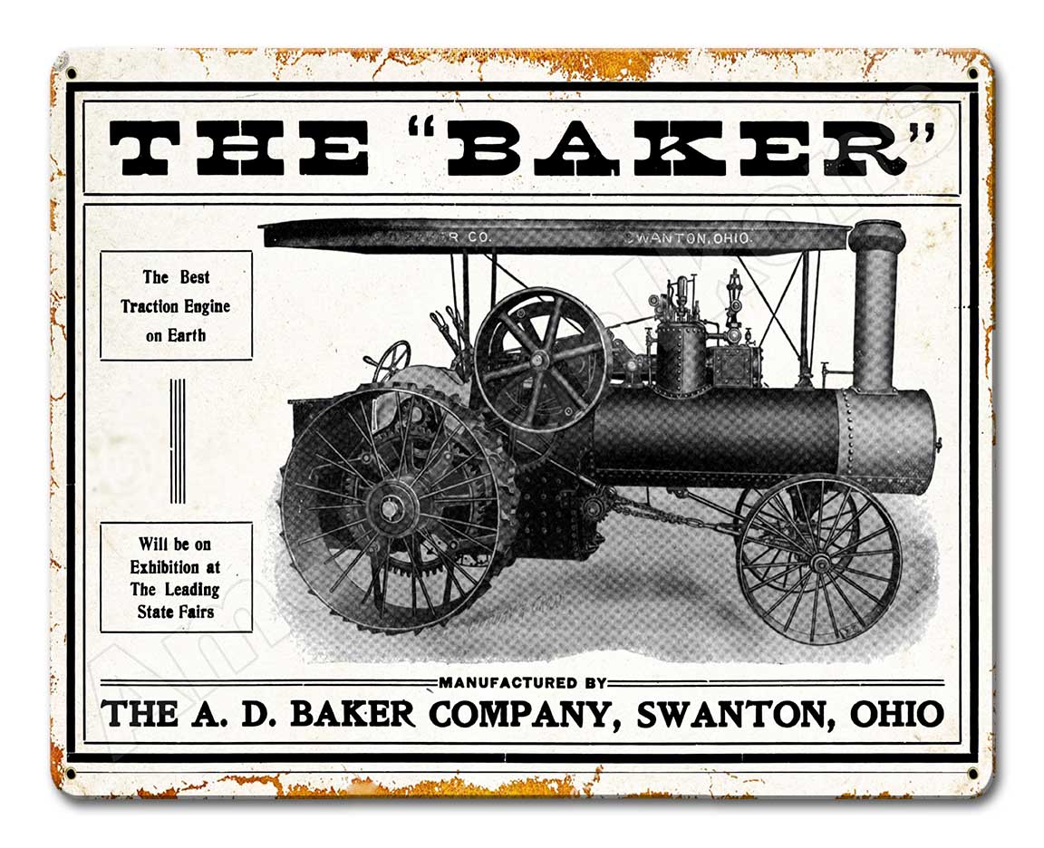 The Baker Rusted 15 x 12 Satin