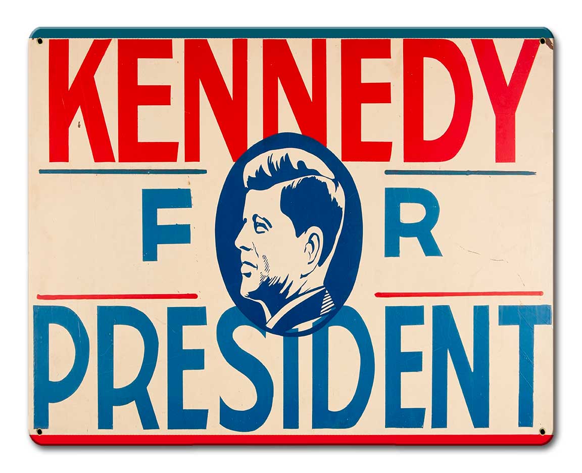 Kennedy For President 15 x 12 Satin