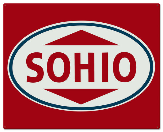 Sohio Red 30 x 24 Custom Shape