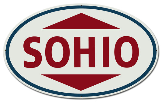 Sohio Red 28 x 17 Custom Shape