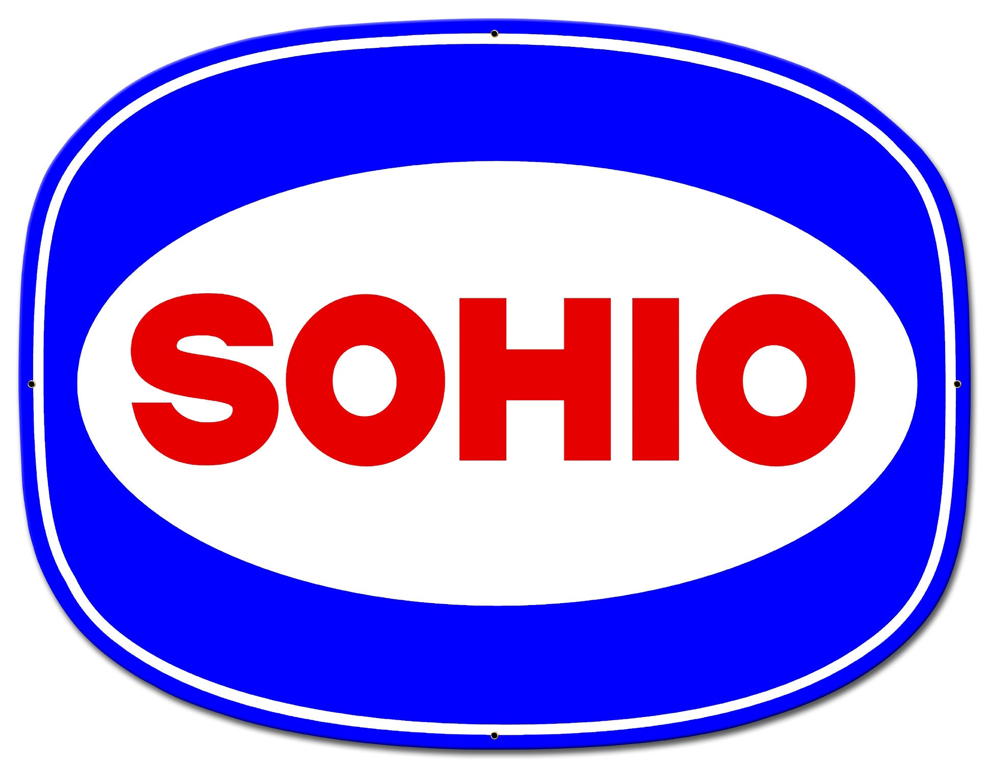 Sohio Blue 26 x 20 Custom Shape