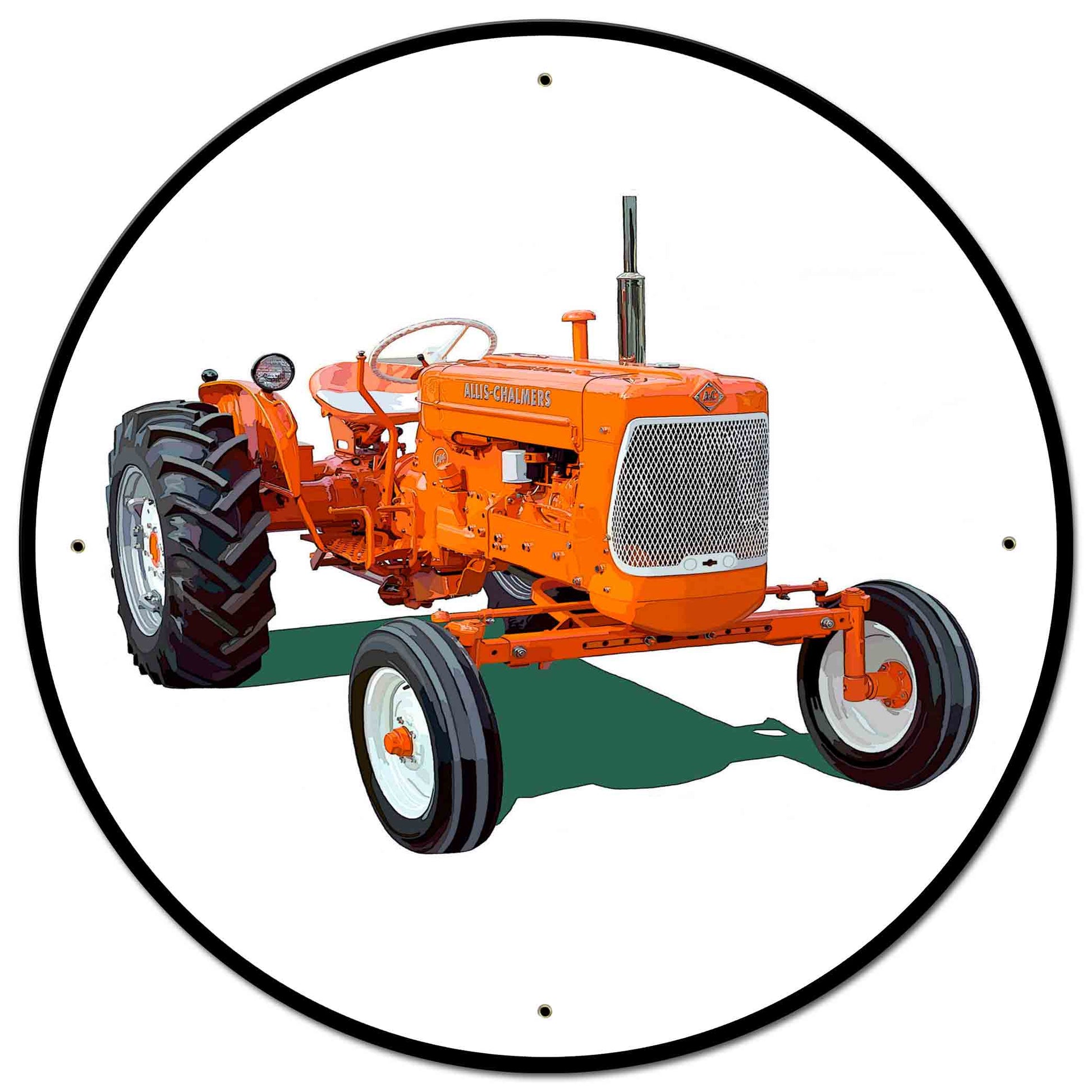 Allis Chalmers D14 28 X 28 vintage metal sign