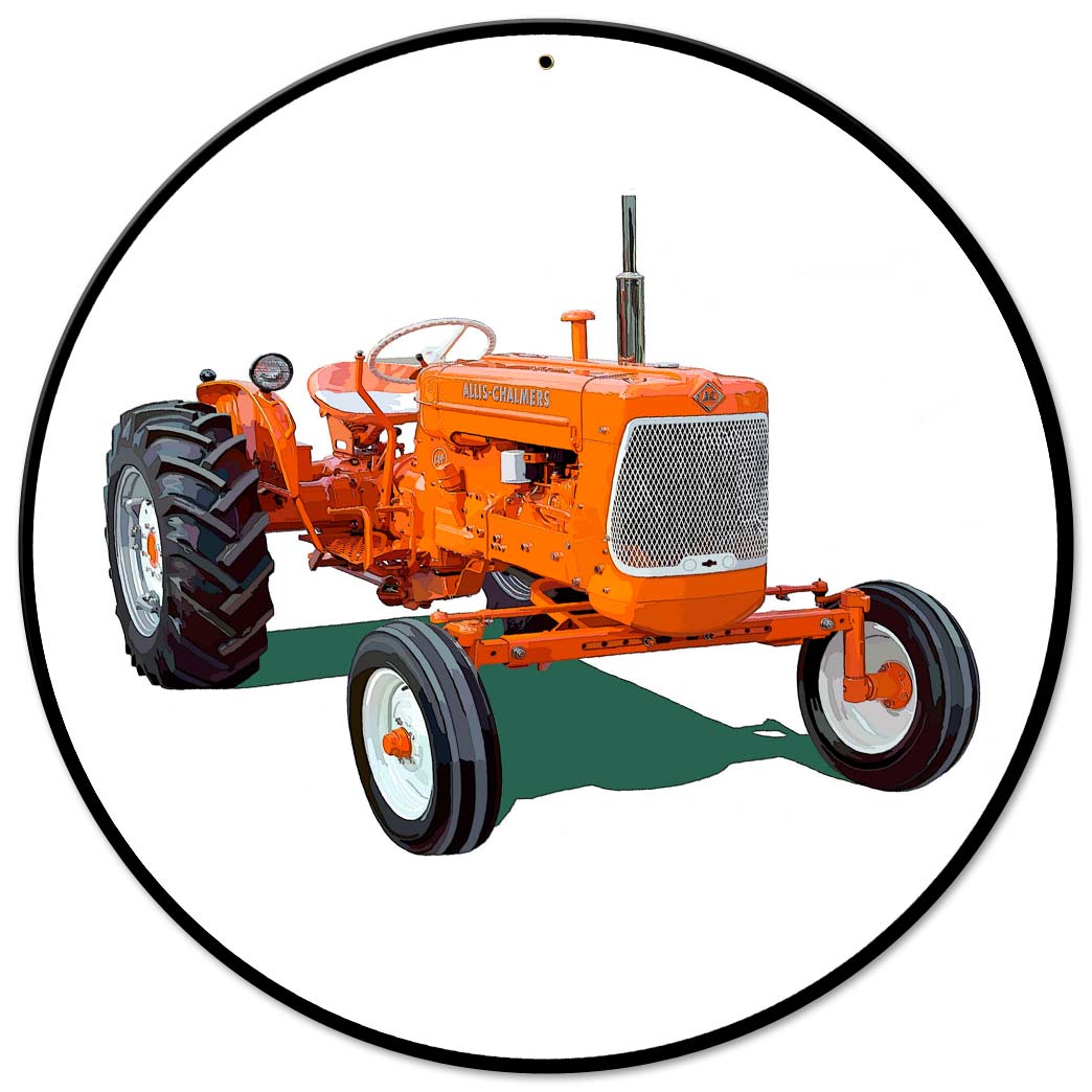 Allis Chalmers D14 14 X 14 vintage metal sign