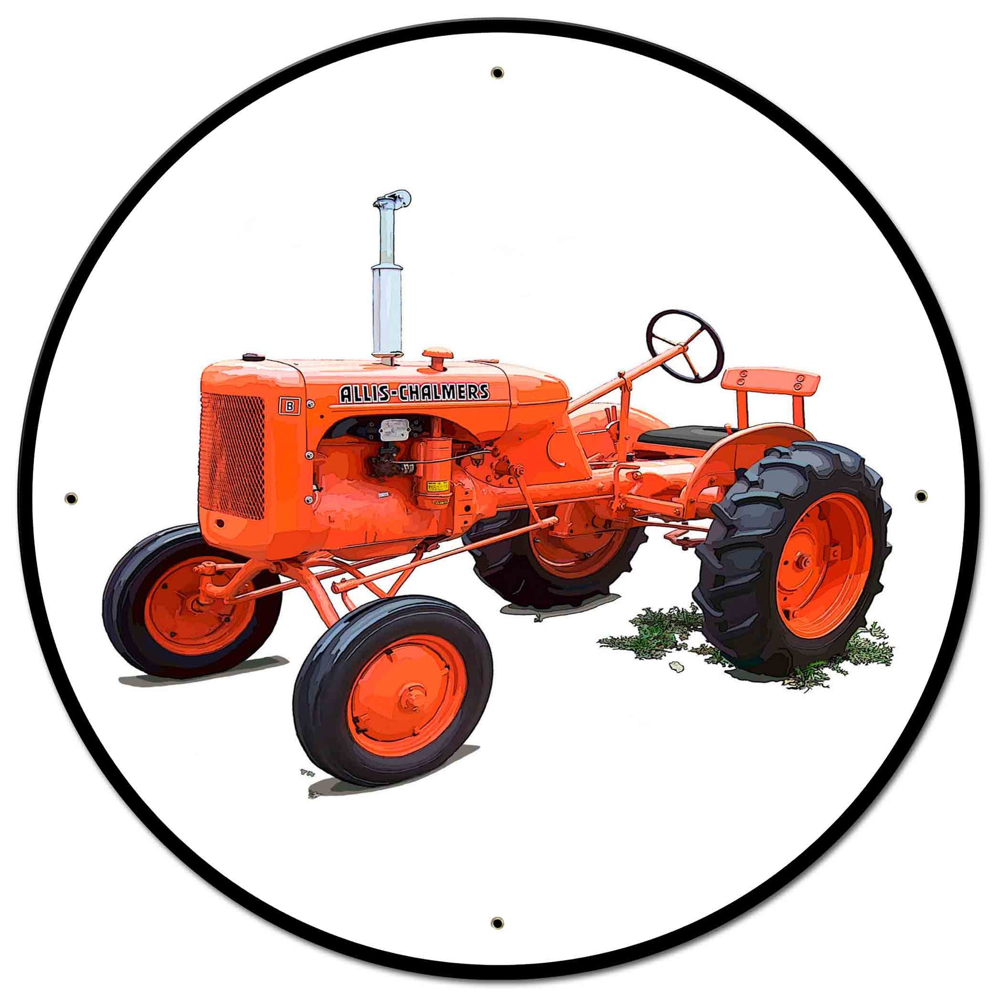 Allis Chalmers Model B 28 X 28 vintage metal sign