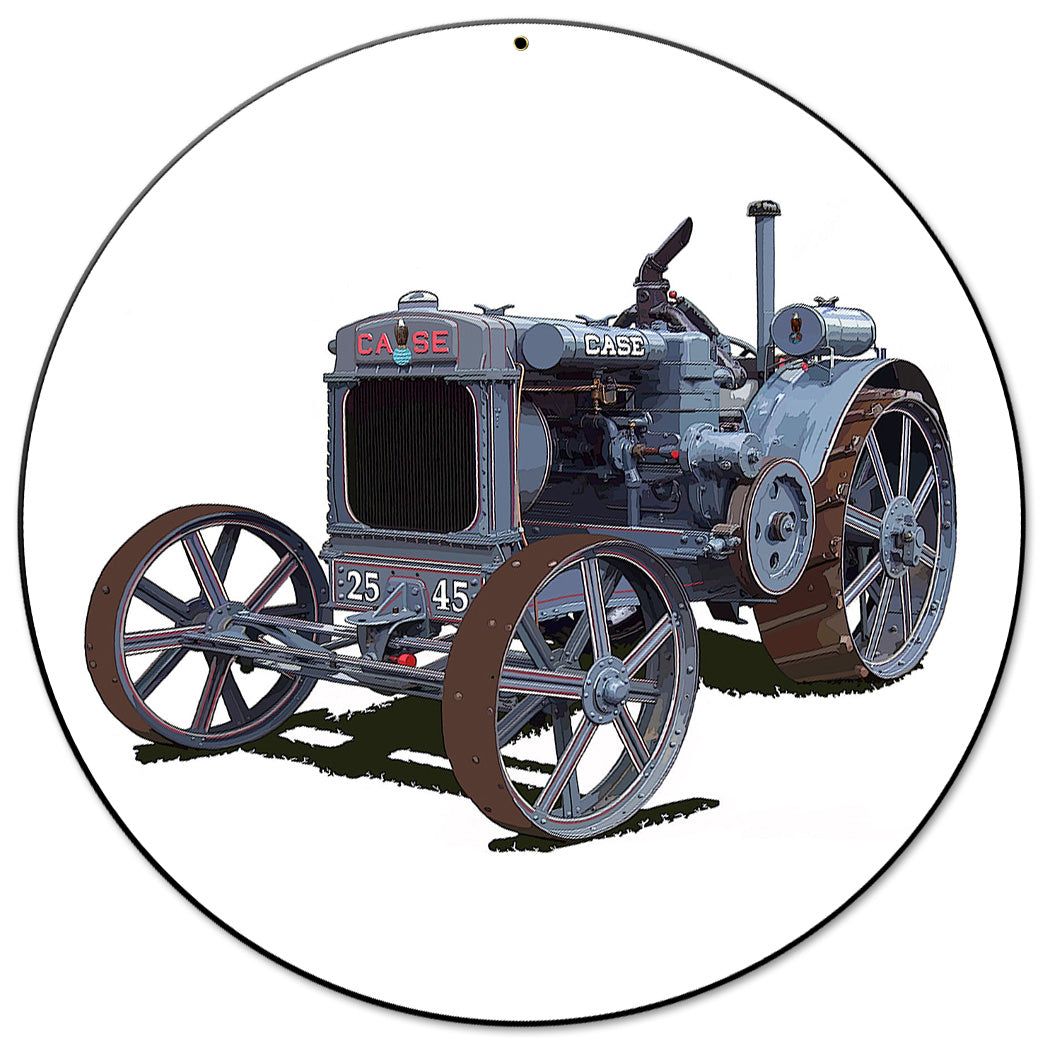 Case Tractor 25-45 14 X 14 vintage metal sign