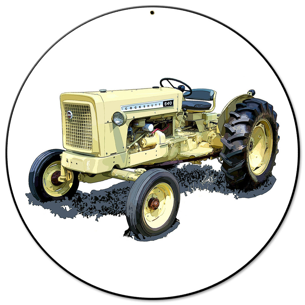 Cockshutt 540 Tractor 14 X 14 vintage metal sign