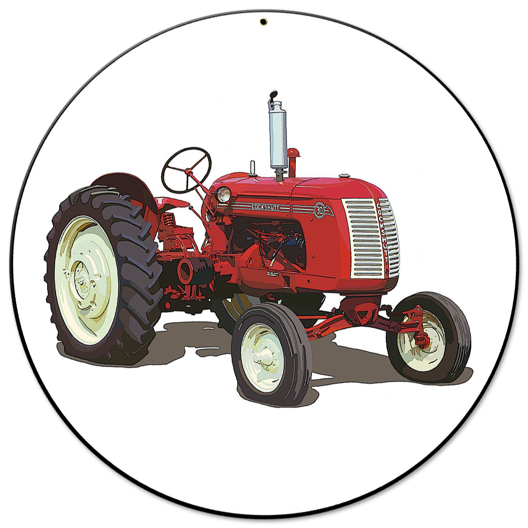Cockshutt Model 30 Tractor 14 X 14 vintage metal sign