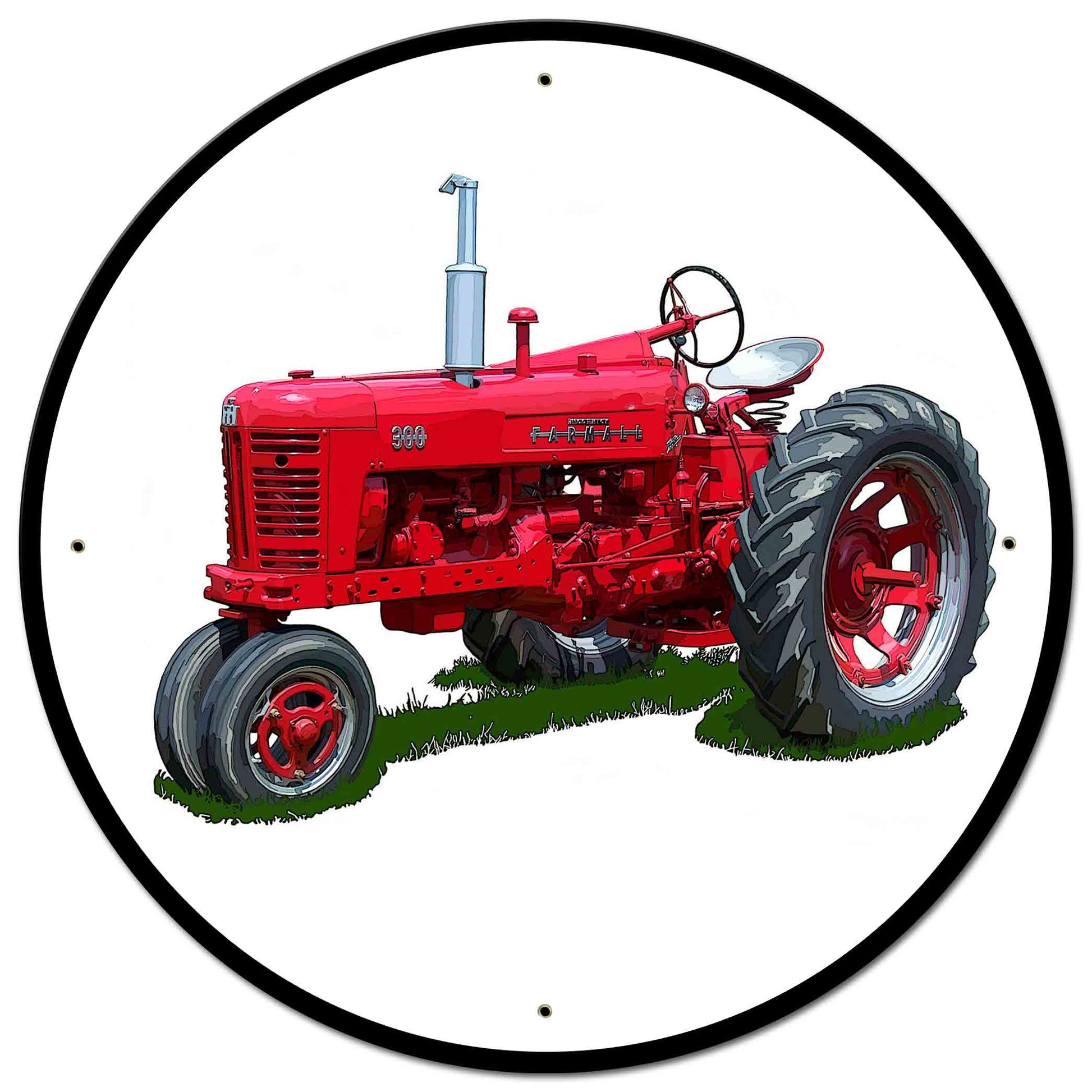 FARMALL 300 28 X 28 vintage metal sign