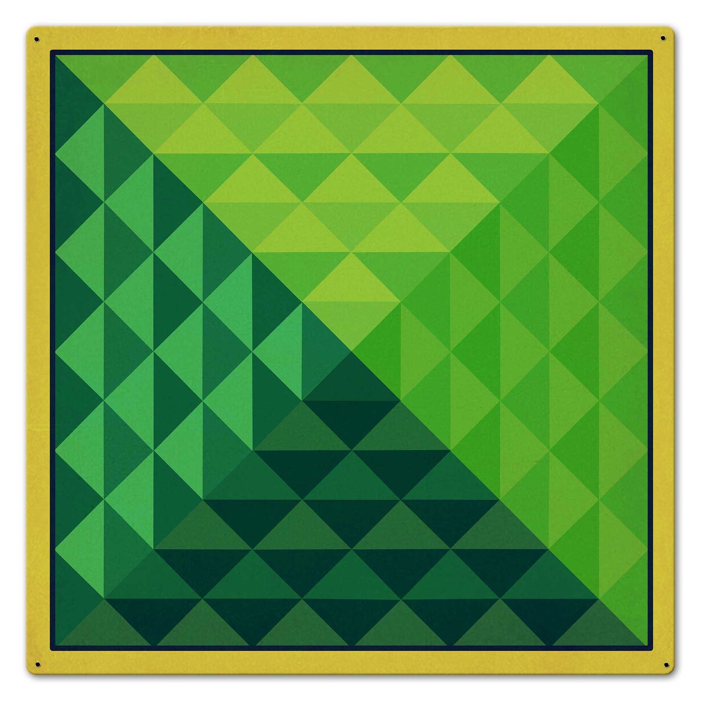 Green Pyramid Quilt