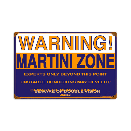 Martini Zone Vintage Sign