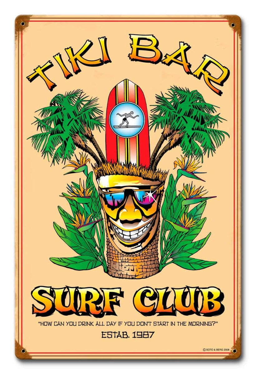 Tiki Bar Vintage Sign