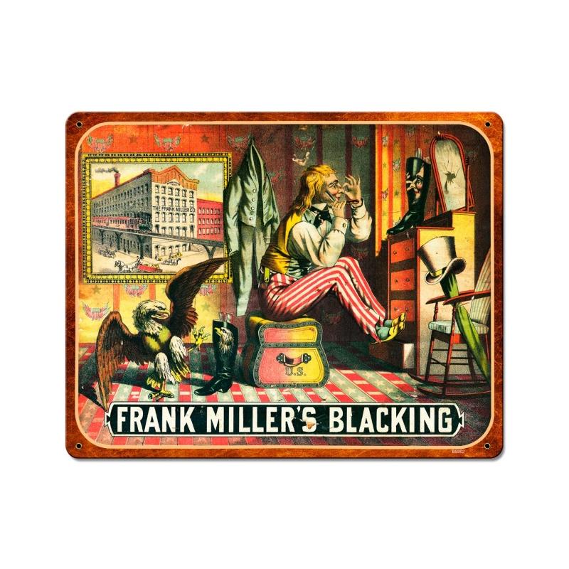 Frank Miller Blackening Vintage Sign