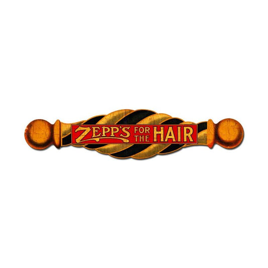 Zepp's For The Hair Vintage Sign