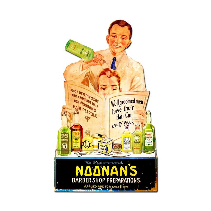 Noonan's Barber Shop Vintage Sign