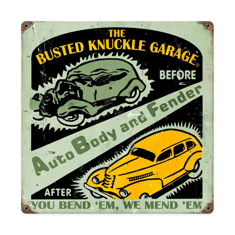 Auto Body Shop Vintage Sign