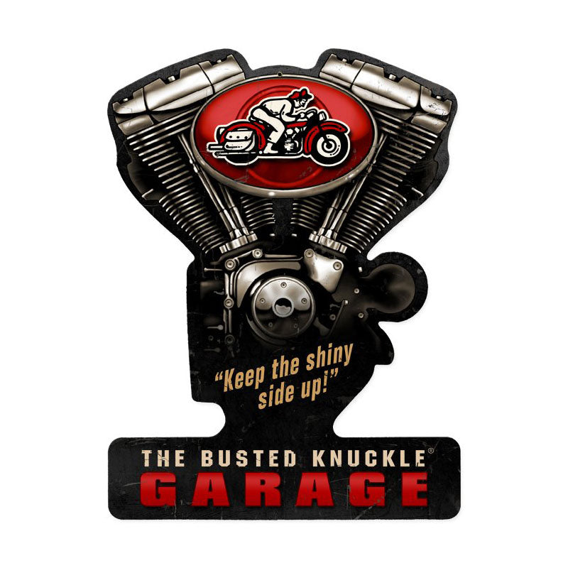 Busted Knuckle Garage Vintage Sign