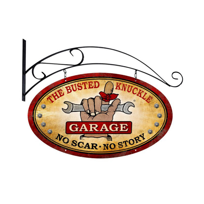 Busted Knuckle Garage Vintage Sign