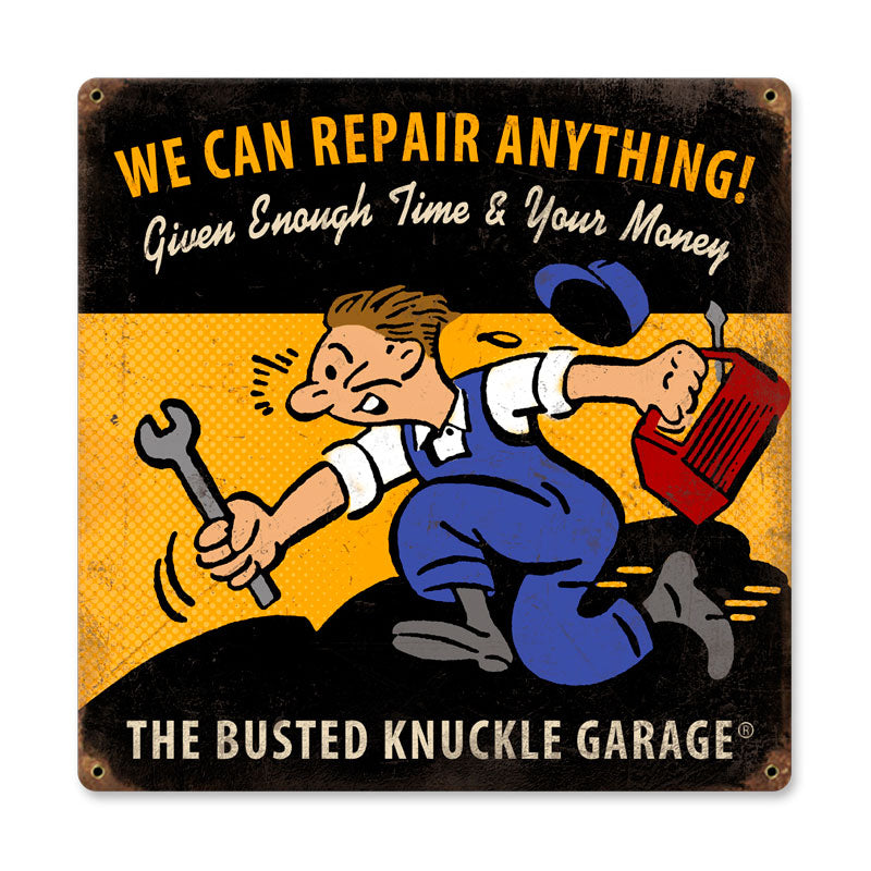 We Can Repair Anything Vintage Sign