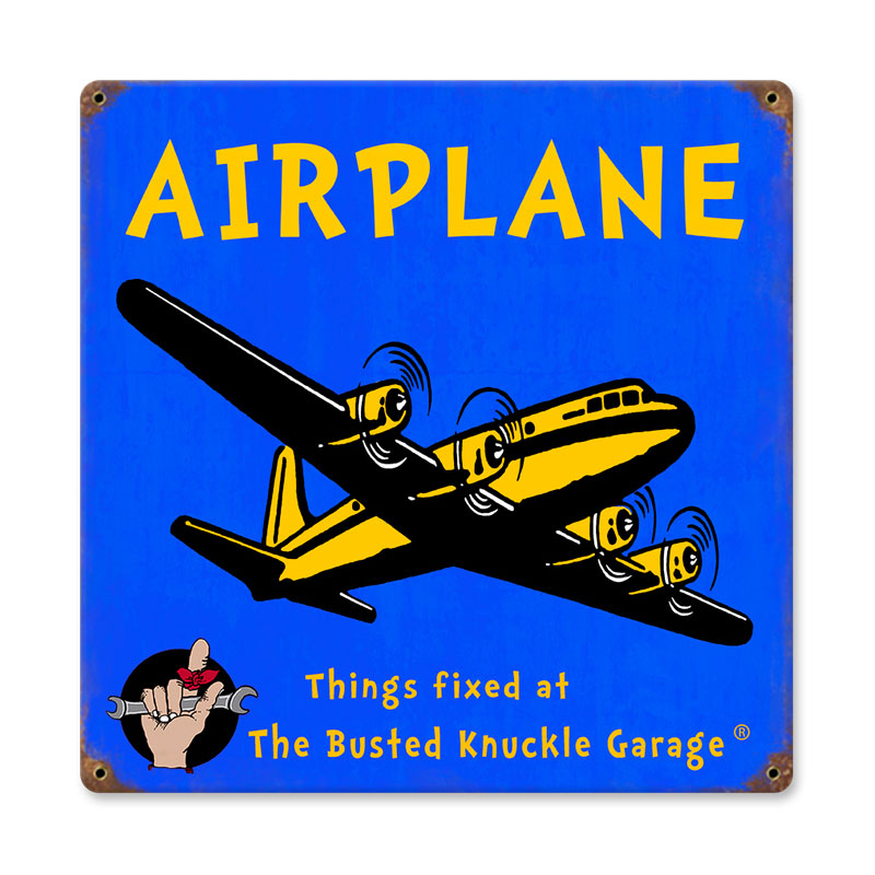 Kids Airplane Vintage Sign