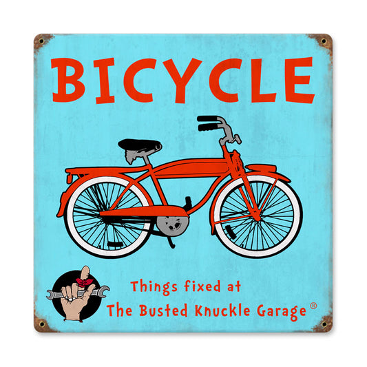 Kids Bicycle Vintage Sign