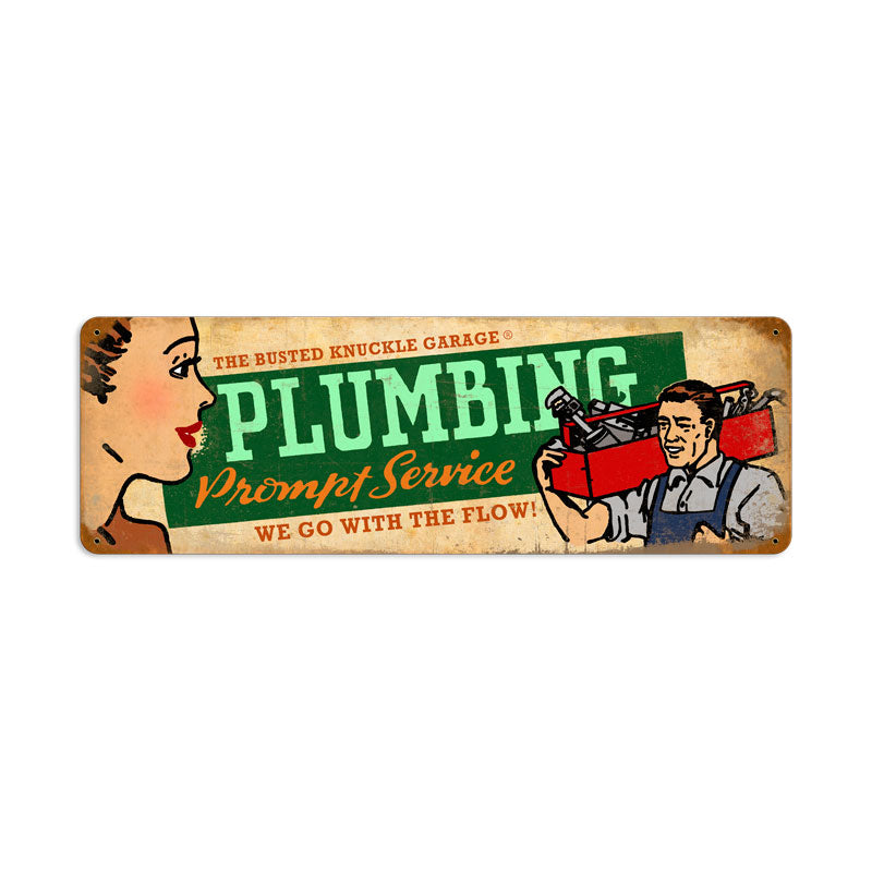 Plumbing Service Vintage Sign