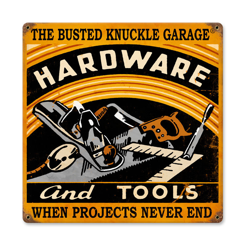 Hardware And Tools Vintage Sign