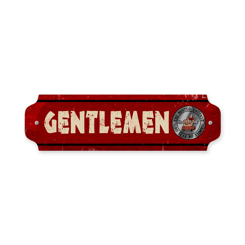 Gentlemen Vintage Sign