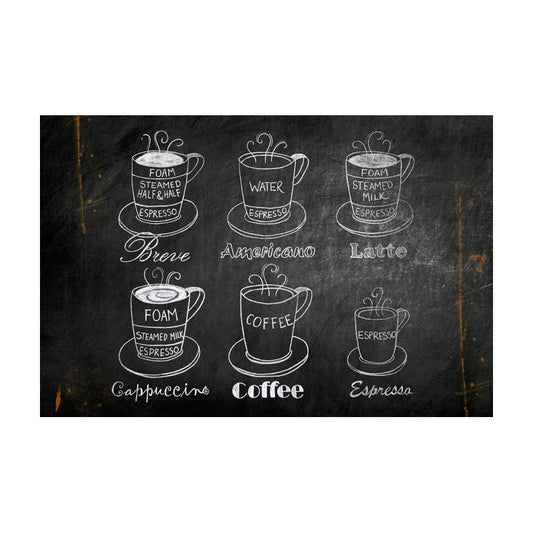 CAL278 - 16X24 VINTAGE SIGN COFFEE CHALK