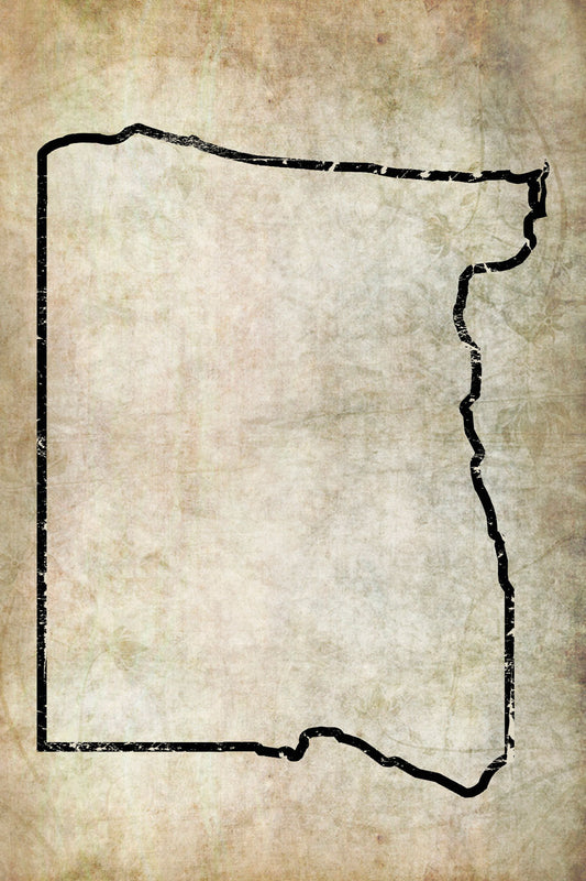 CAL507 - 16 X 24 VINTAGE SIGN - STATE OF OREGON