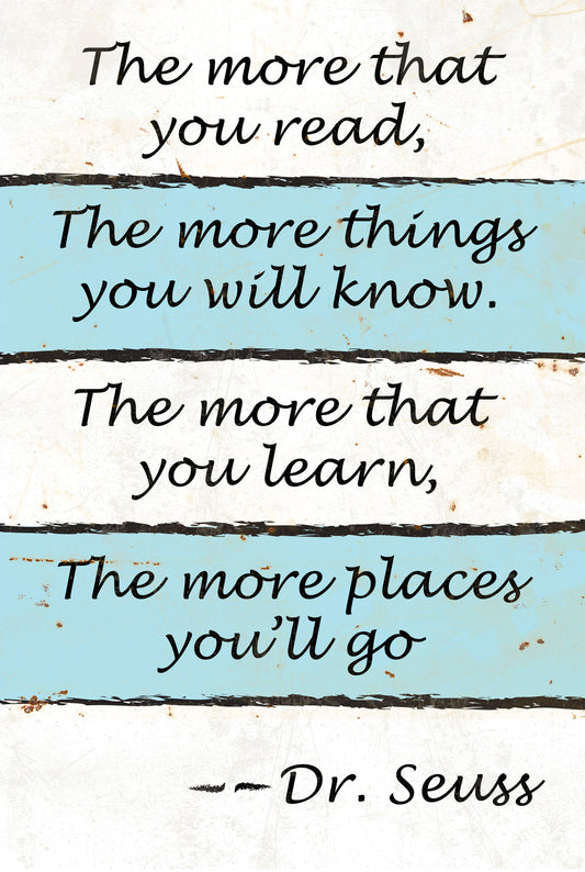 CAL517 - 24 X 36 DR SEUSS VINTAGE SIGN