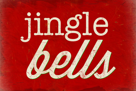 CAL652 - 18 X 12 JINGLE BELLS VINTAGE SIGN