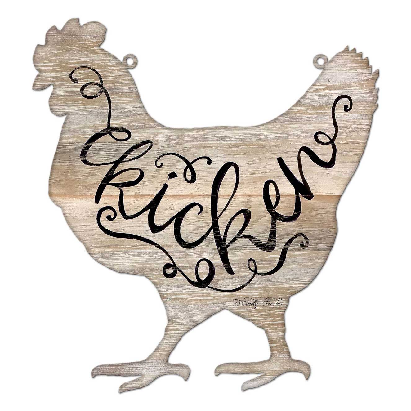 Animal Chicken Vintage Sign