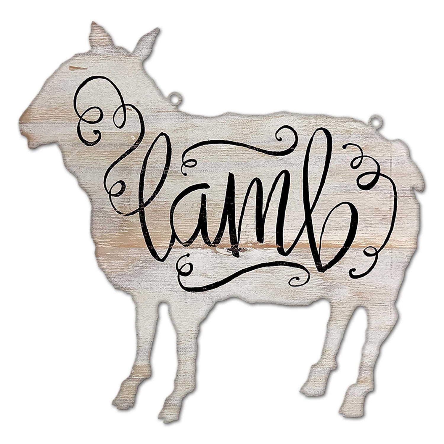 Animal Lamb Vintage Sign