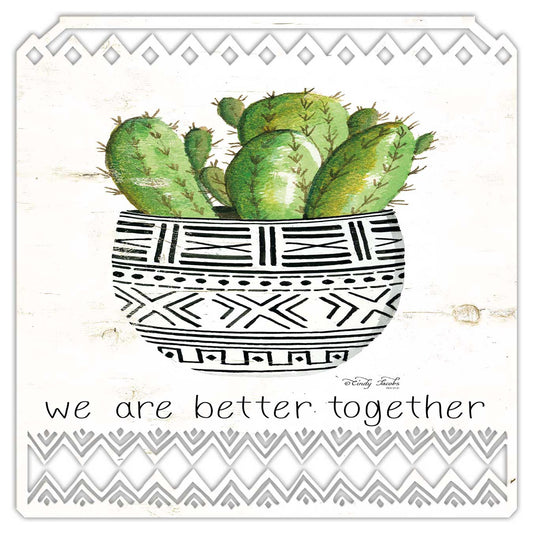 Aztec Pot We Are Better Vintage Sign