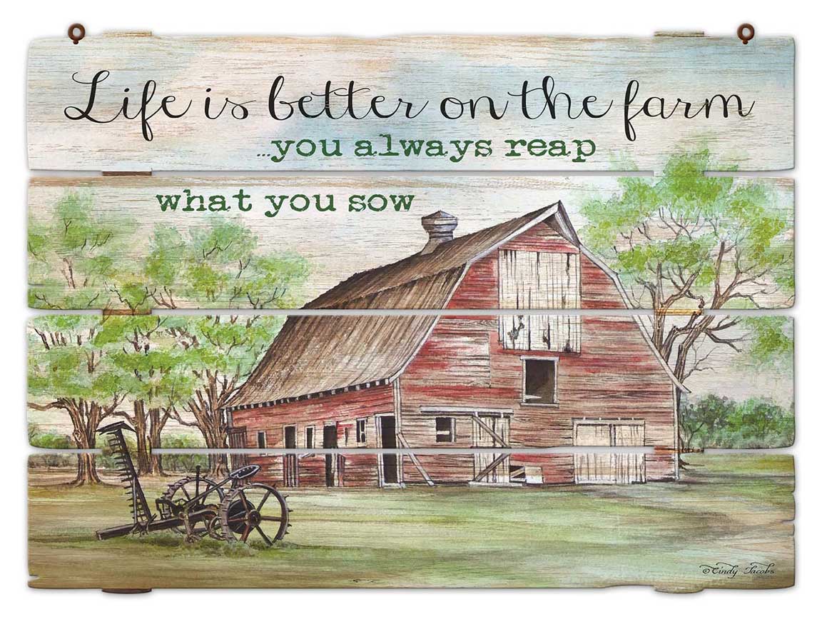 Barn Siycle Life Is Better Vintage Sign