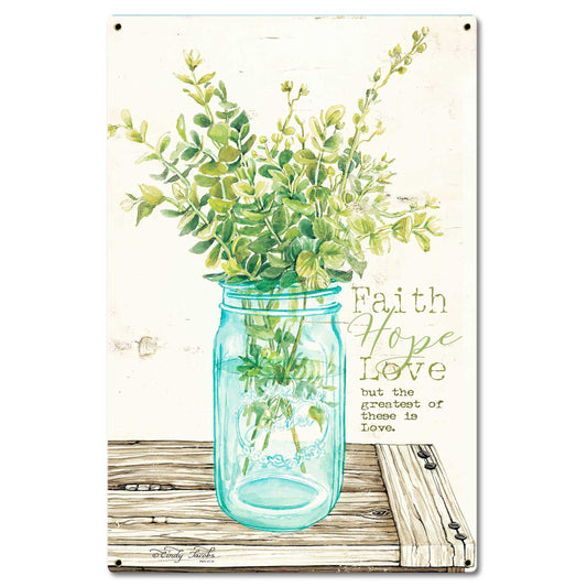 EUC FHL But The Greatest 16 X 24 vintage metal sign