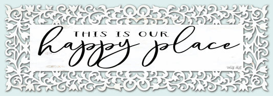 This Is Ou Happy Place Vintage Sign