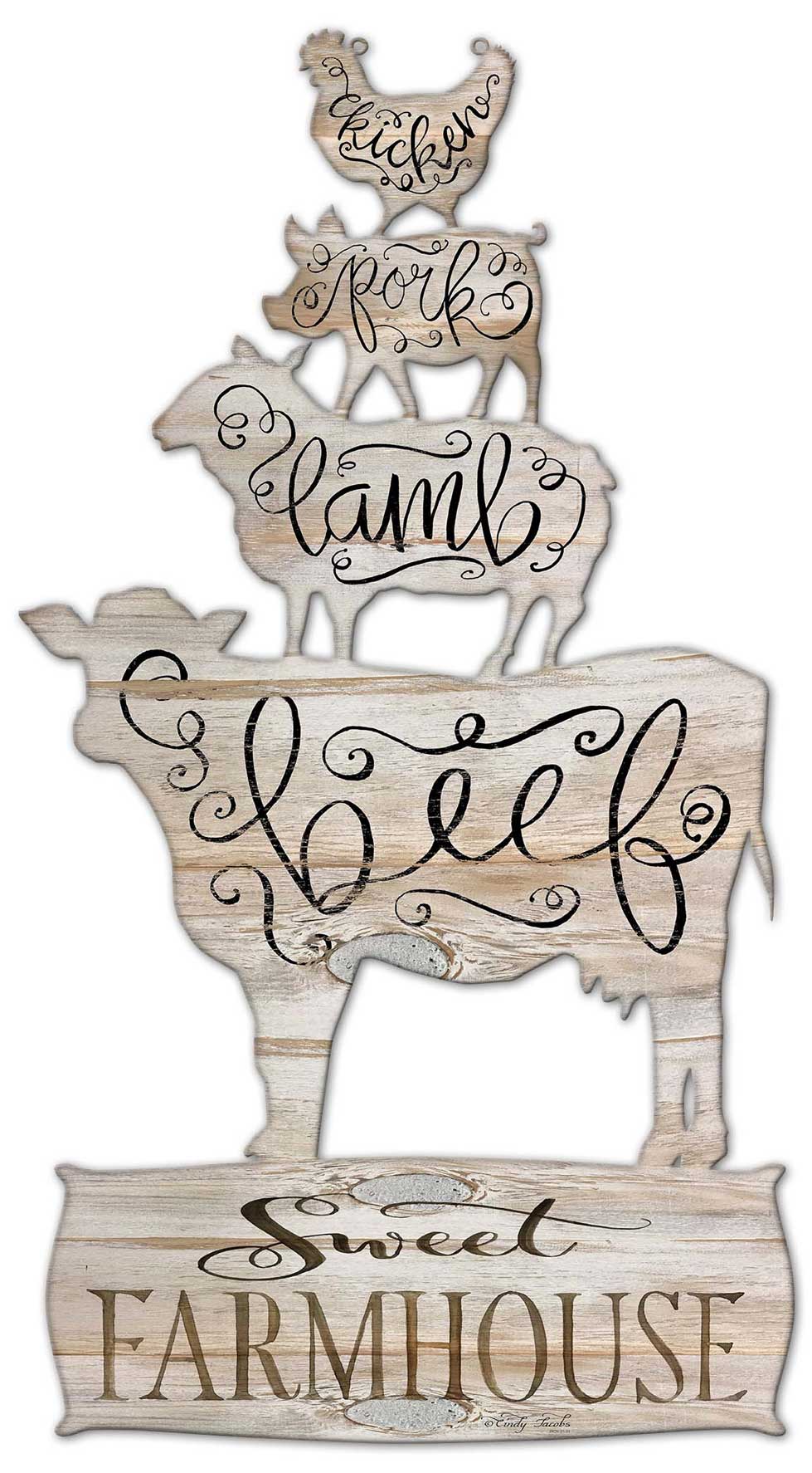 Animal Sweet Farmhouse Vintage Sign