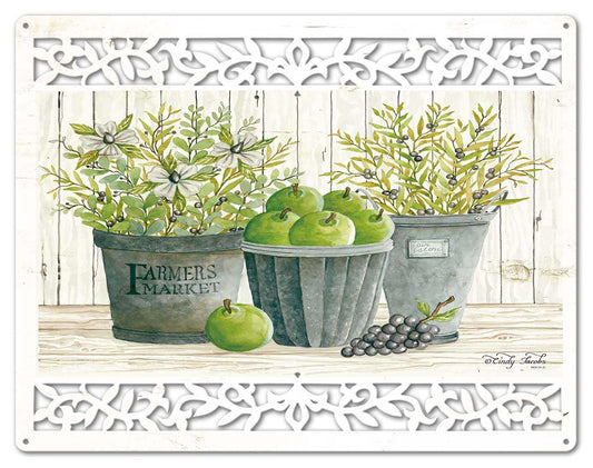 EUC GAL Farmers Market Vintage Sign