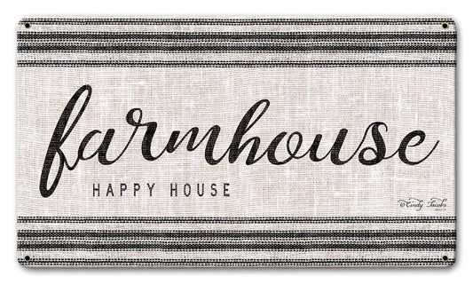 Wood Grain Farmhouse Vintage Sign