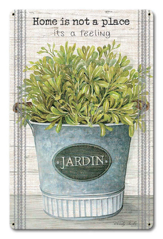 Wood Grain GAL Home Is Not Vintage Sign