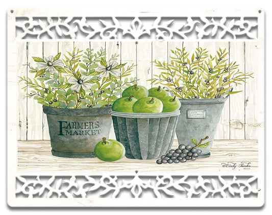 EUC GAL Farmers  Market Vintage Sign