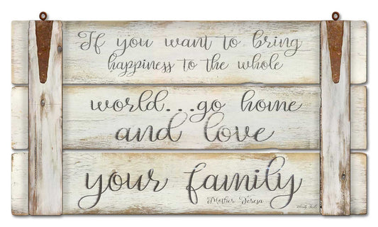 Sign Home IF You Want Vintage Sign